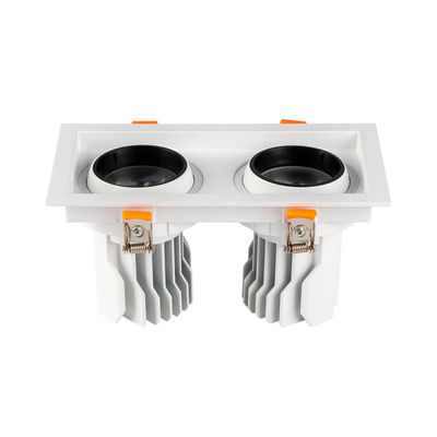 качество  aluminum ROHS Dimmable Led Grille Spotlight Double Head 3W 5W завод